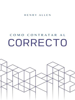 cover image of Como Contratar al Correcto